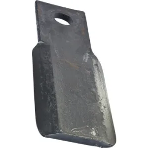 Recht mes 300x80mm