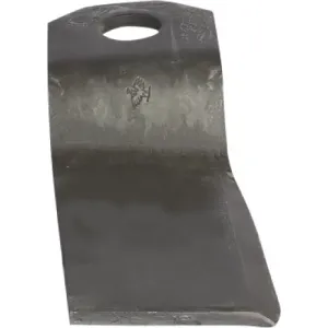 Mulchmes gedraaid 295x100mm - kort - links