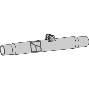 Topstangbuis - 410mm