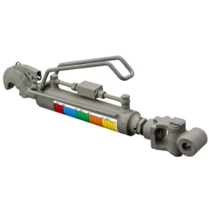 Hydraulic top-link with hook and swivelling tie-rod