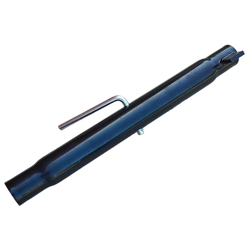 Angled front view with bag zipped and handles upright.
