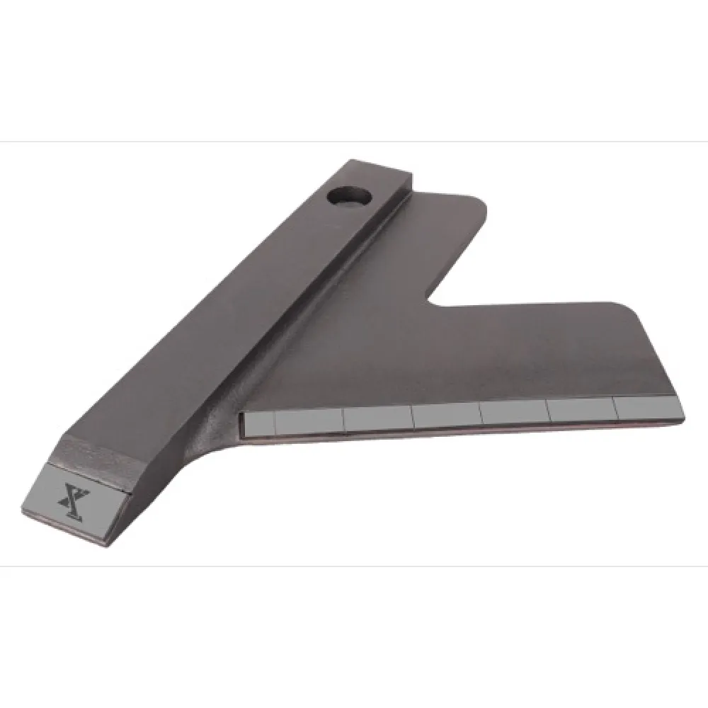 Angled front view with bag zipped and handles upright.