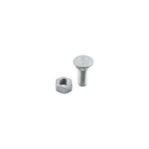 Ploegbout  M12x1,25x35 en zeskantmoer