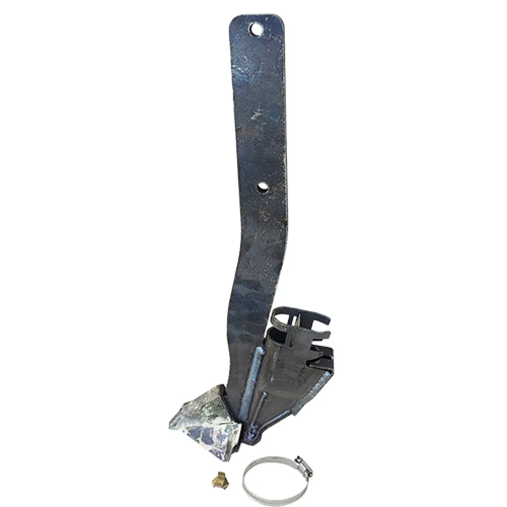 Angled front view with bag zipped and handles upright.