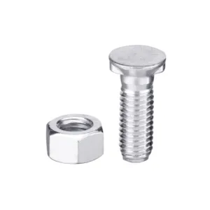 Ploegbout M12x1,75x45 met zeskantmoer