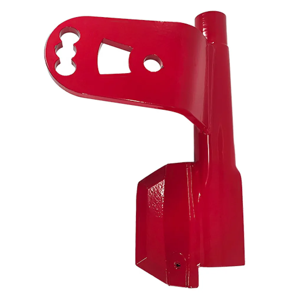Angled front view with bag zipped and handles upright.